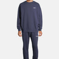 Felpa oversize tinta in capo TracksuitBlue Navy